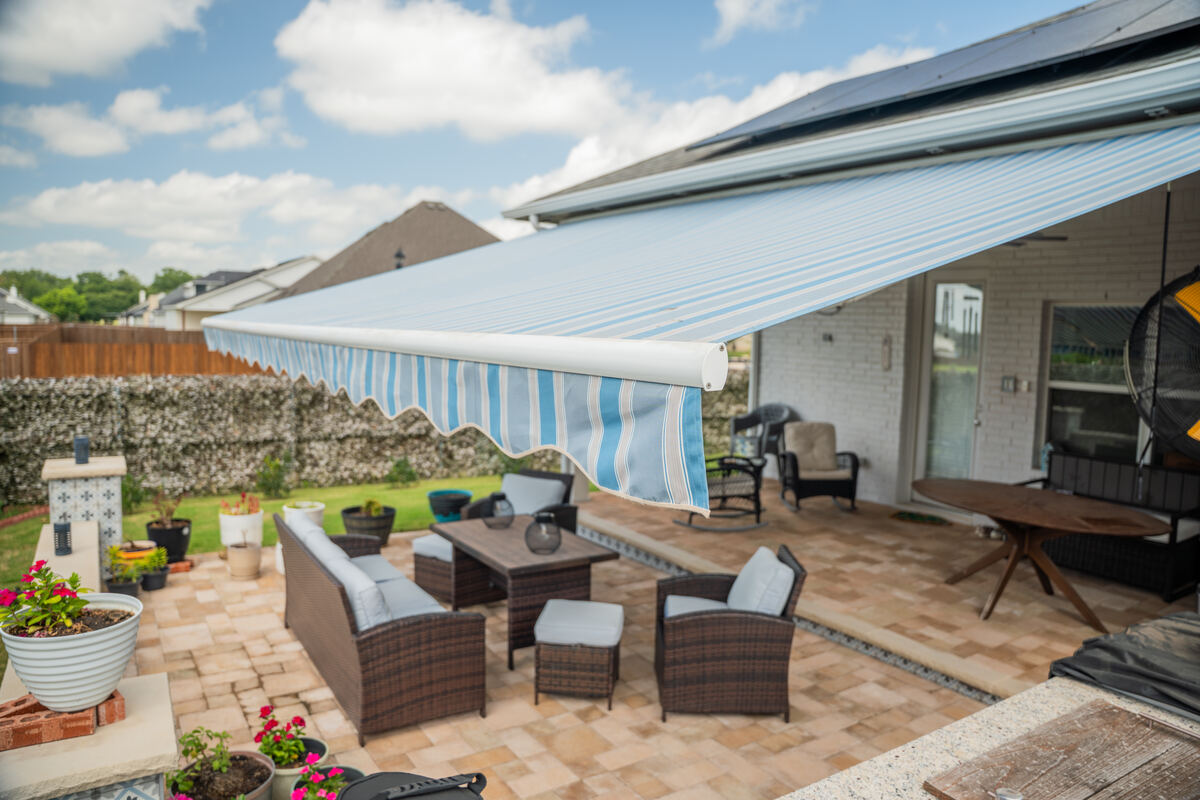 Residential Awning Patio Side View